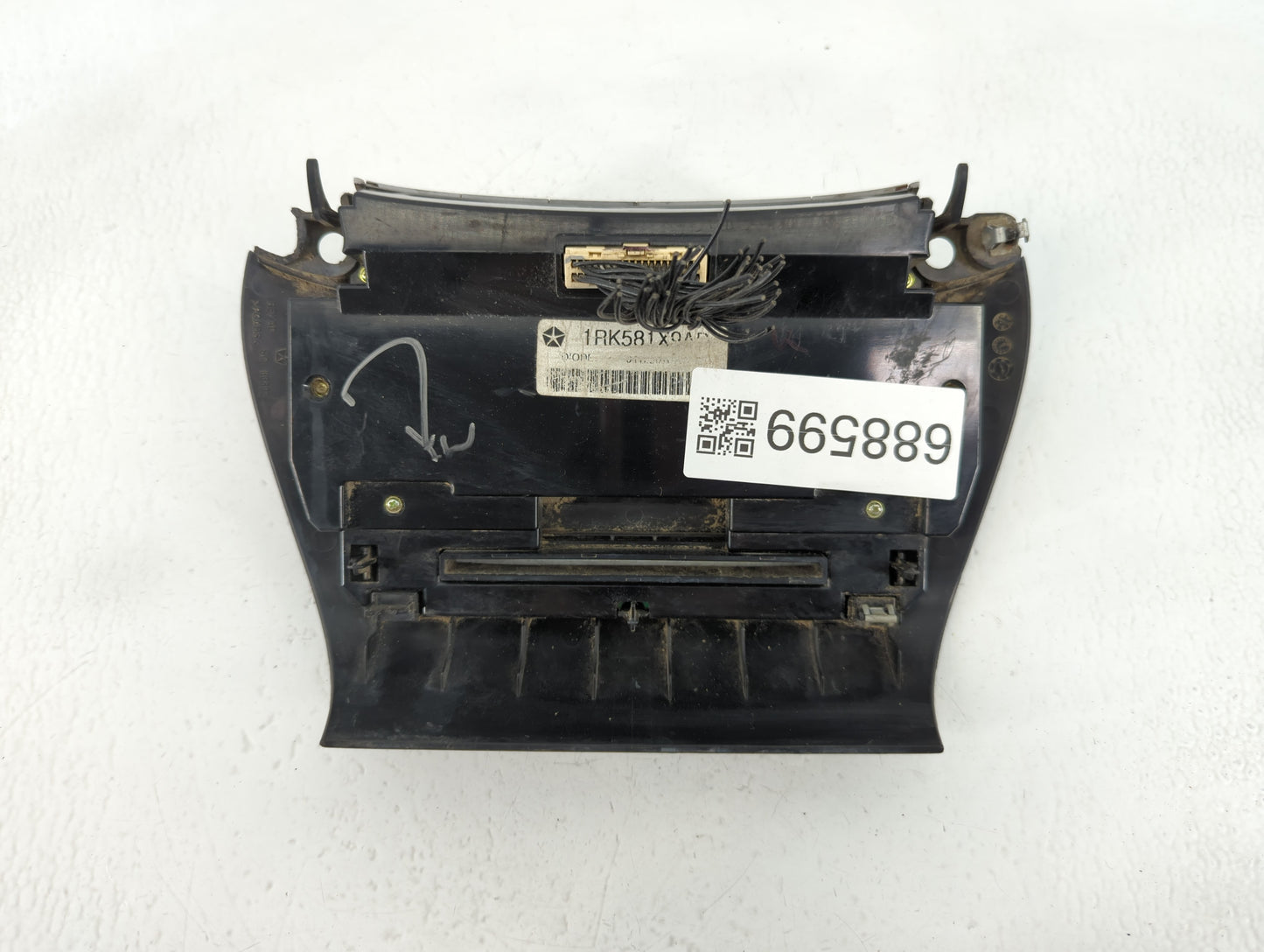 2011-2017 Dodge Journey Climate Control Module Temperature AC/Heater Replacement P/N:1RK581X9AD Fits OEM Used Auto Parts - Oemusedautoparts1.com