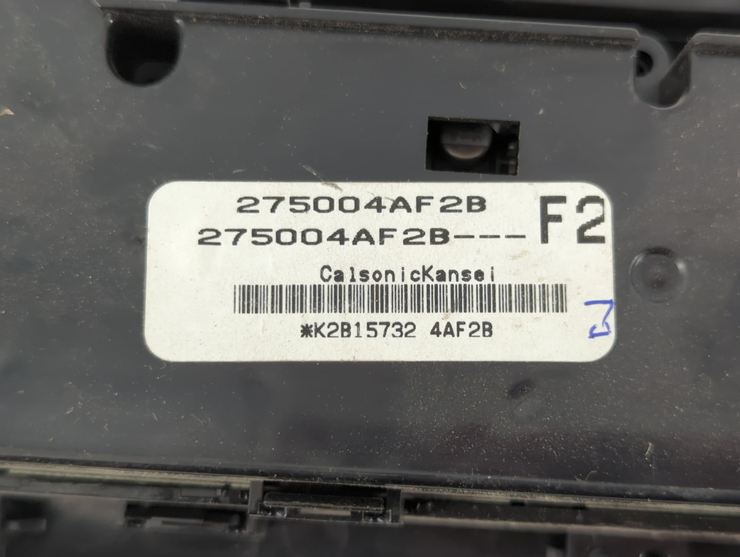 2017-2019 Nissan Sentra Climate Control Module Temperature AC/Heater Replacement P/N:275004AF2B Fits Fits 2017 2018 2019 OEM Used Auto Parts - Oemusedautoparts1.com