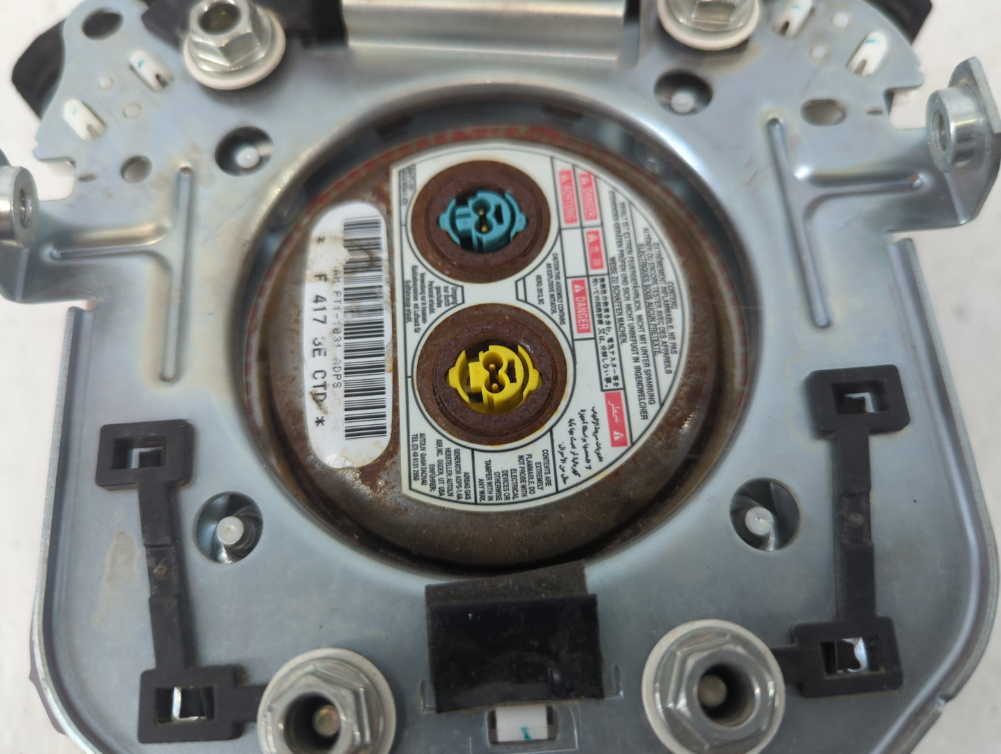 2013-2016 Dodge Dart Air Bag Driver Left Steering Wheel Mounted P/N:P68102233AD Fits Fits 2013 2014 2015 2016 OEM Used Auto Parts - Oemusedautoparts1.com