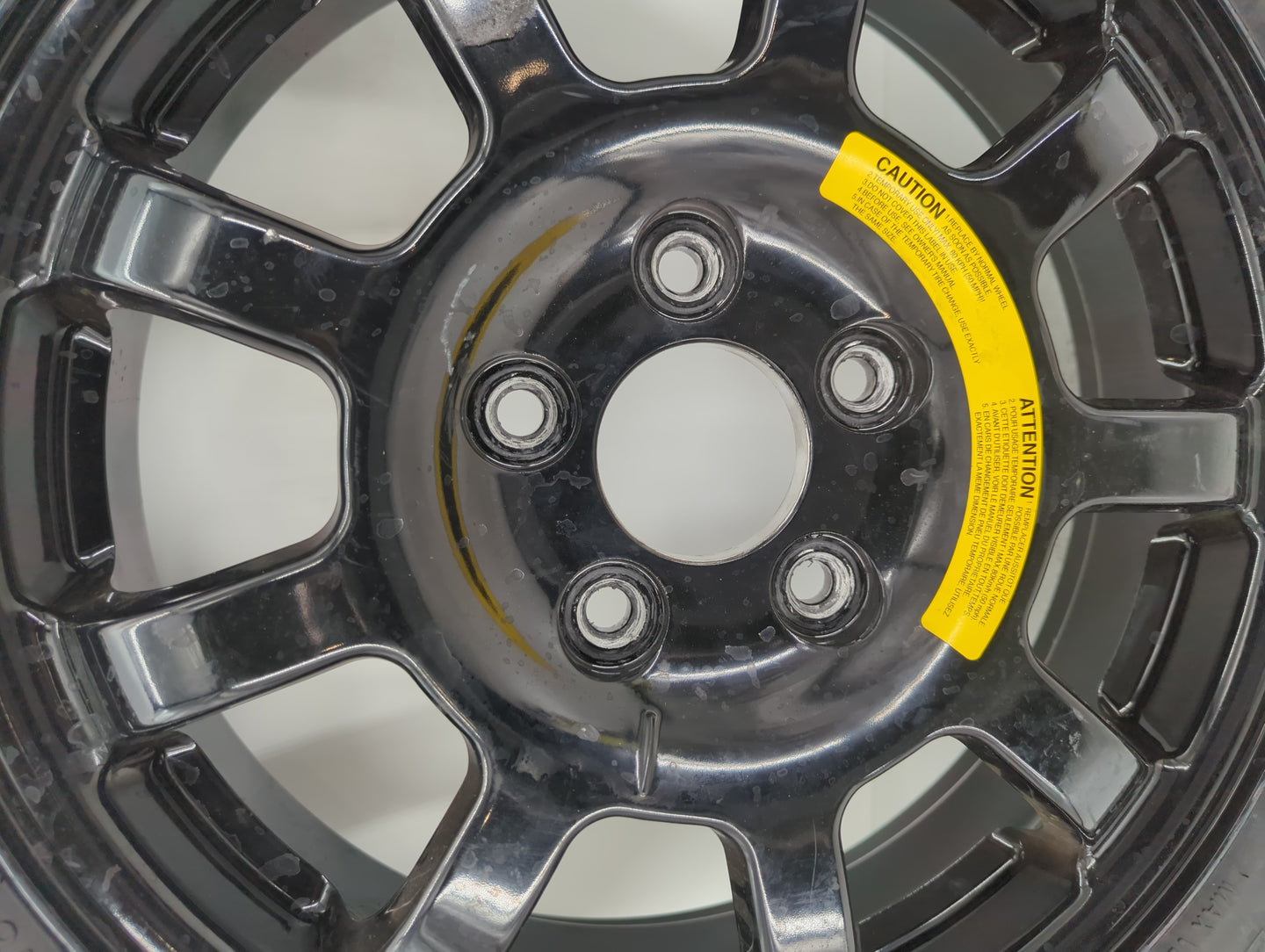 2005 Hyundai Elantra Spare Donut Tire Wheel Rim Oem - Oemusedautoparts1.com