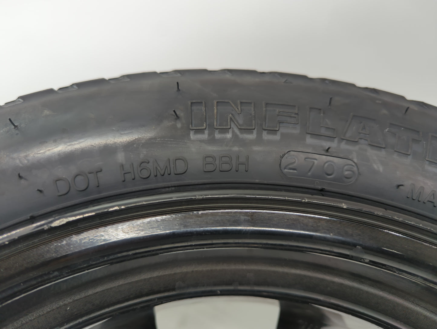2005 Hyundai Elantra Spare Donut Tire Wheel Rim Oem - Oemusedautoparts1.com
