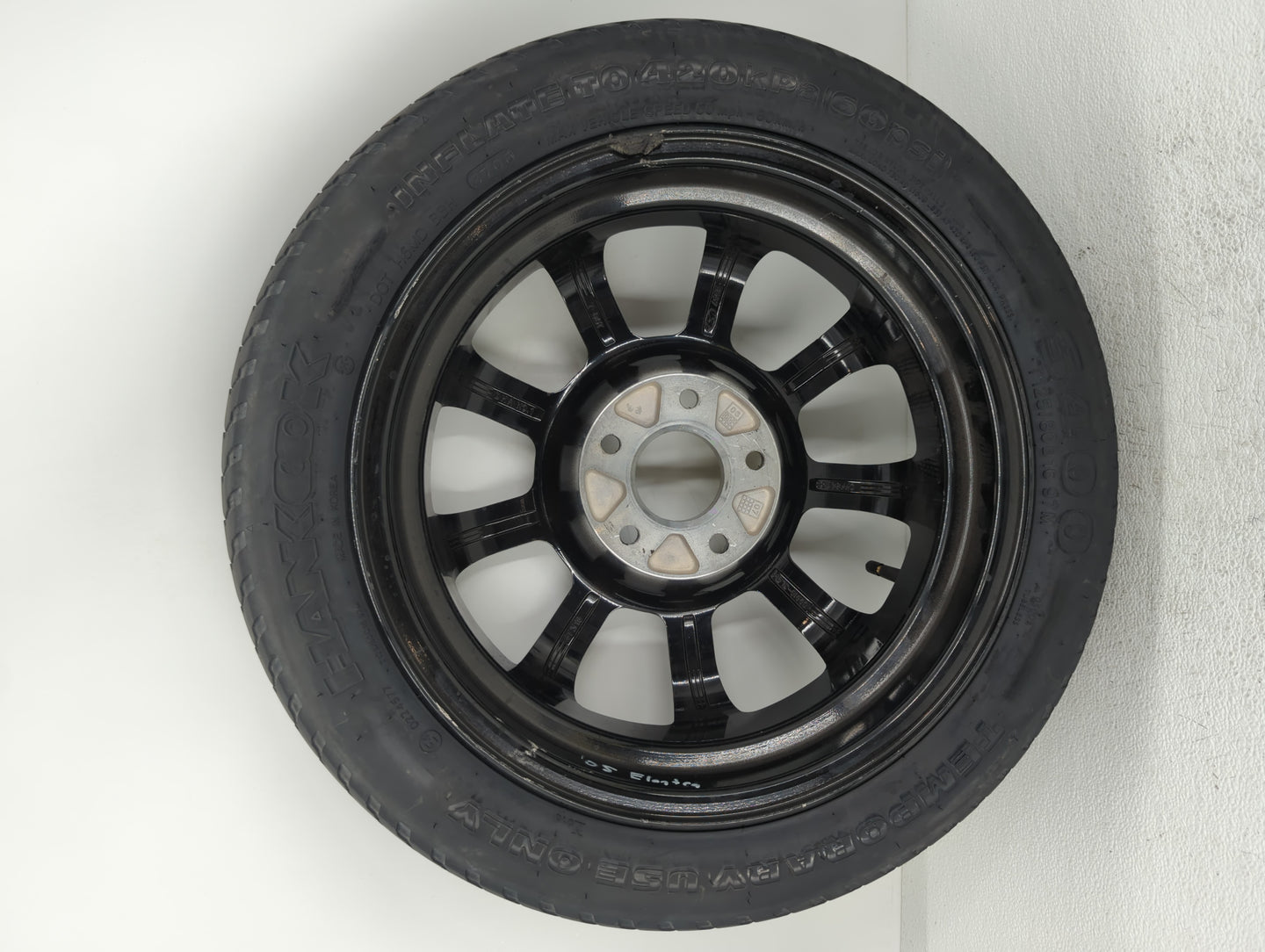 2005 Hyundai Elantra Spare Donut Tire Wheel Rim Oem - Oemusedautoparts1.com