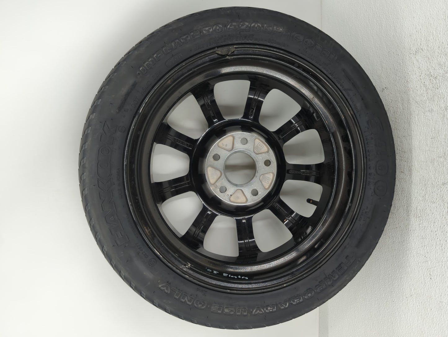 2005 Hyundai Elantra Spare Donut Tire Wheel Rim Oem - Oemusedautoparts1.com