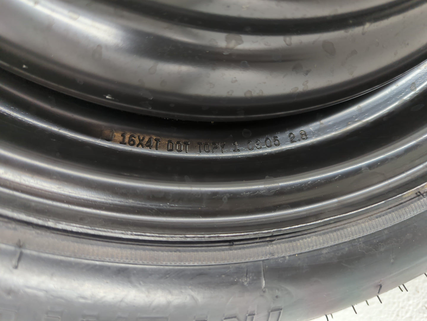 2002-2012 Mitsubishi Galant Spare Donut Tire Wheel Rim Oem - Oemusedautoparts1.com