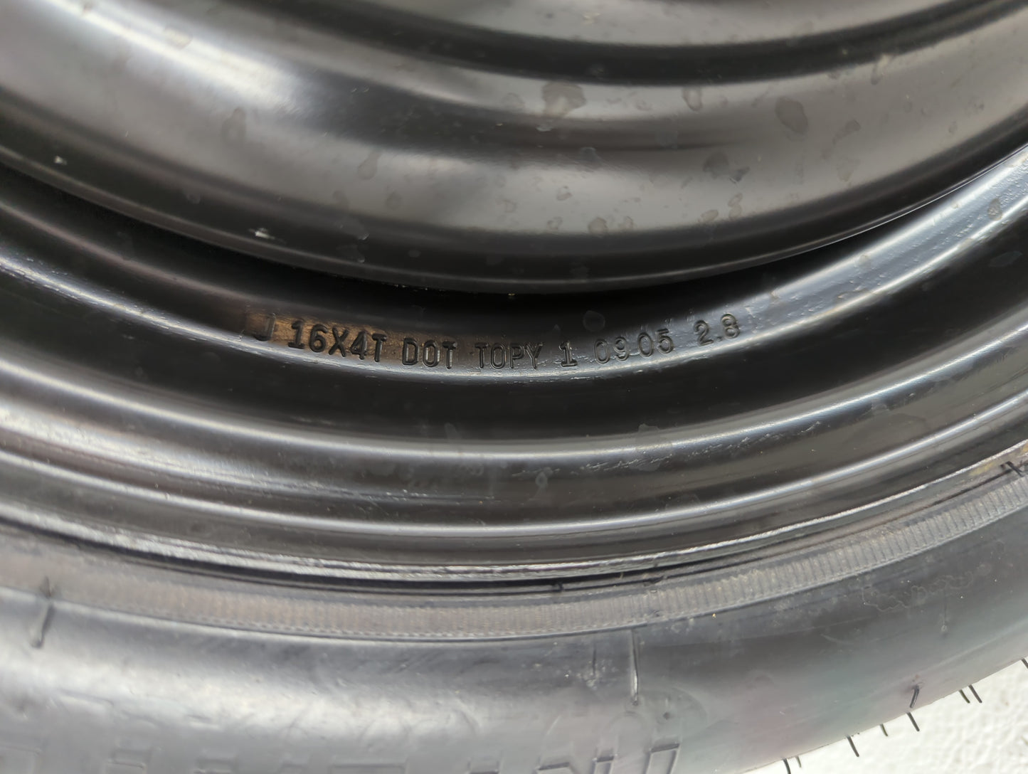 2002-2012 Mitsubishi Galant Spare Donut Tire Wheel Rim Oem - Oemusedautoparts1.com