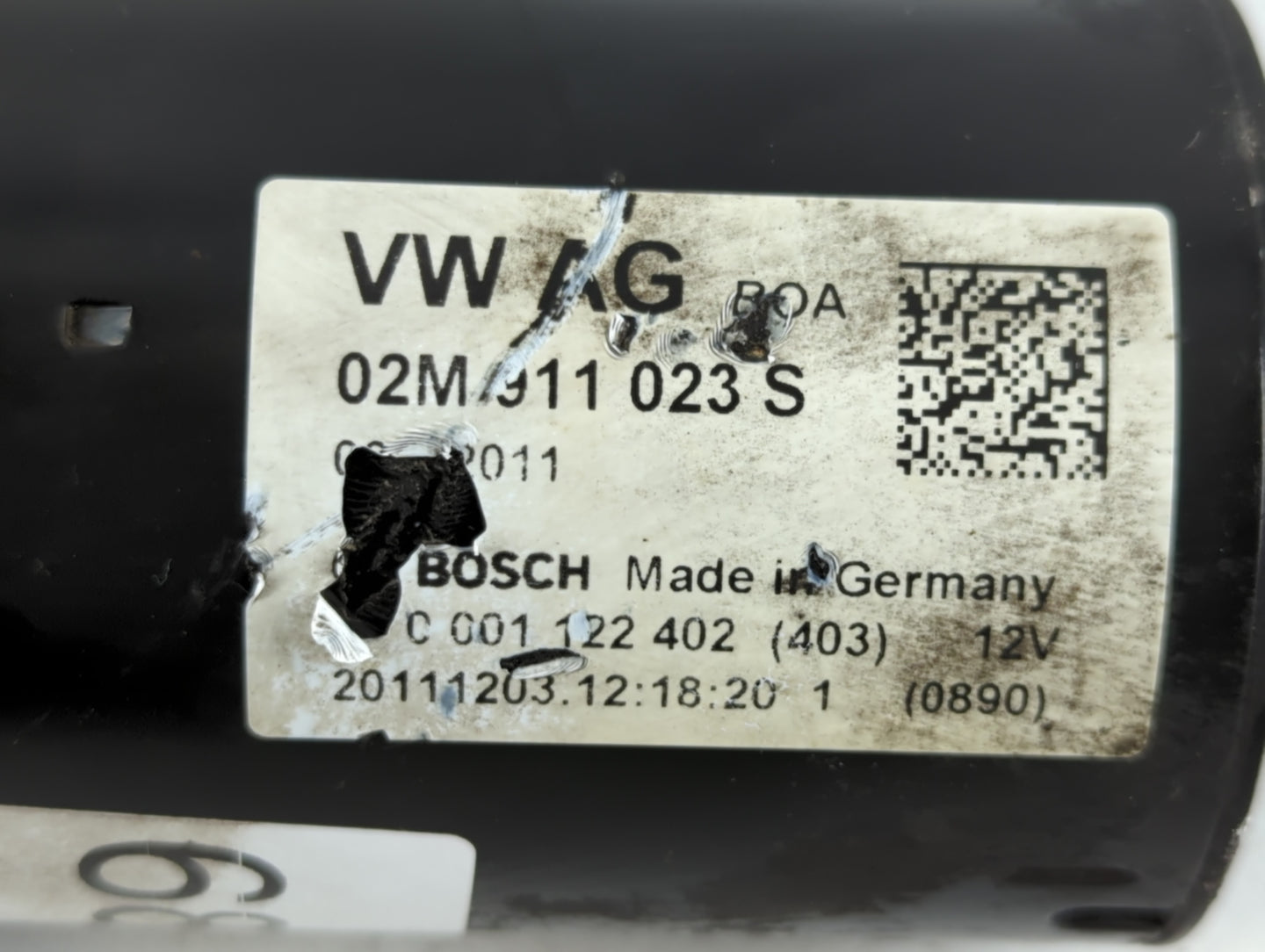 1994-2004 Volkswagen Jetta Car Starter Motor Solenoid OEM P/N:02M 911 023 S Fits OEM Used Auto Parts - Oemusedautoparts1.com