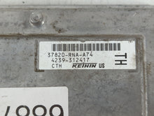 2009-2011 Honda Civic PCM Engine Control Computer ECU ECM PCU OEM P/N:37820-RNA-A74 Fits Fits 2009 2010 2011 OEM Used Auto Parts