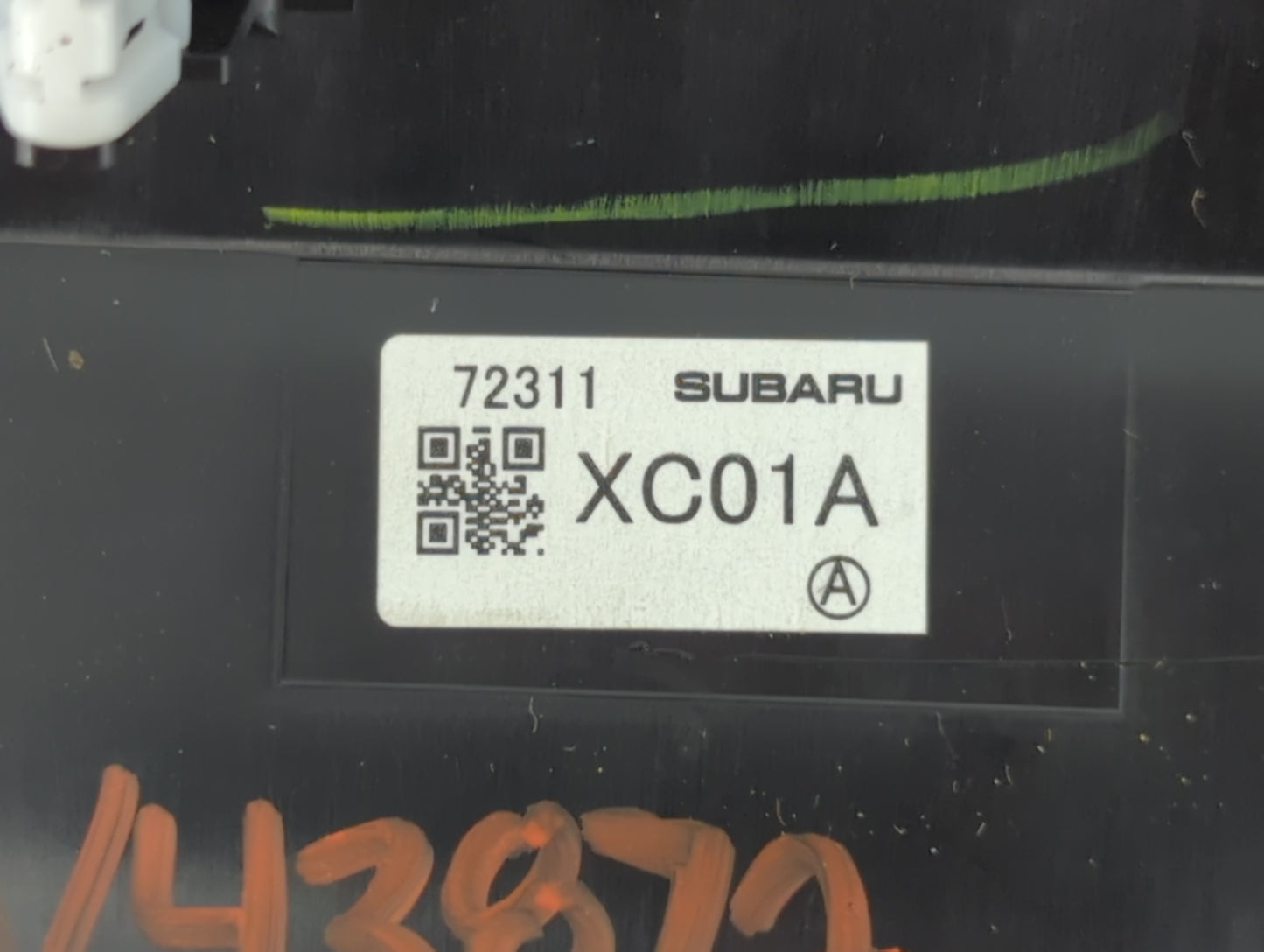 2020 Subaru Ascent Climate Control Module Temperature AC/Heater Replacement P/N:XC01A 72311 Fits OEM Used Auto Parts - Oemusedautoparts1.com