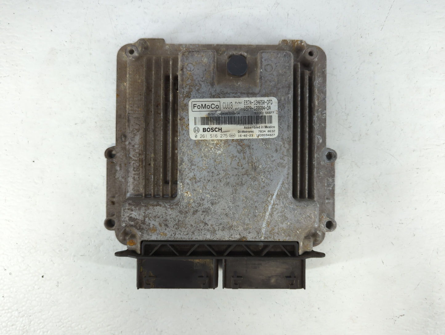 2014-2016 Ford Fusion PCM Engine Control Computer ECU ECM PCU OEM P/N:ES7A-12A650-DFD Fits Fits 2014 2015 2016 OEM Used Auto Parts - Oemusedautoparts1.com
