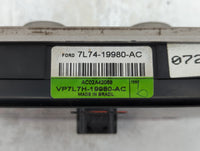 2008 Lincoln Navigator Climate Control Module Temperature AC/Heater Replacement P/N:7L74-19980-AC Fits OEM Used Auto Parts - Oemusedautoparts1.com