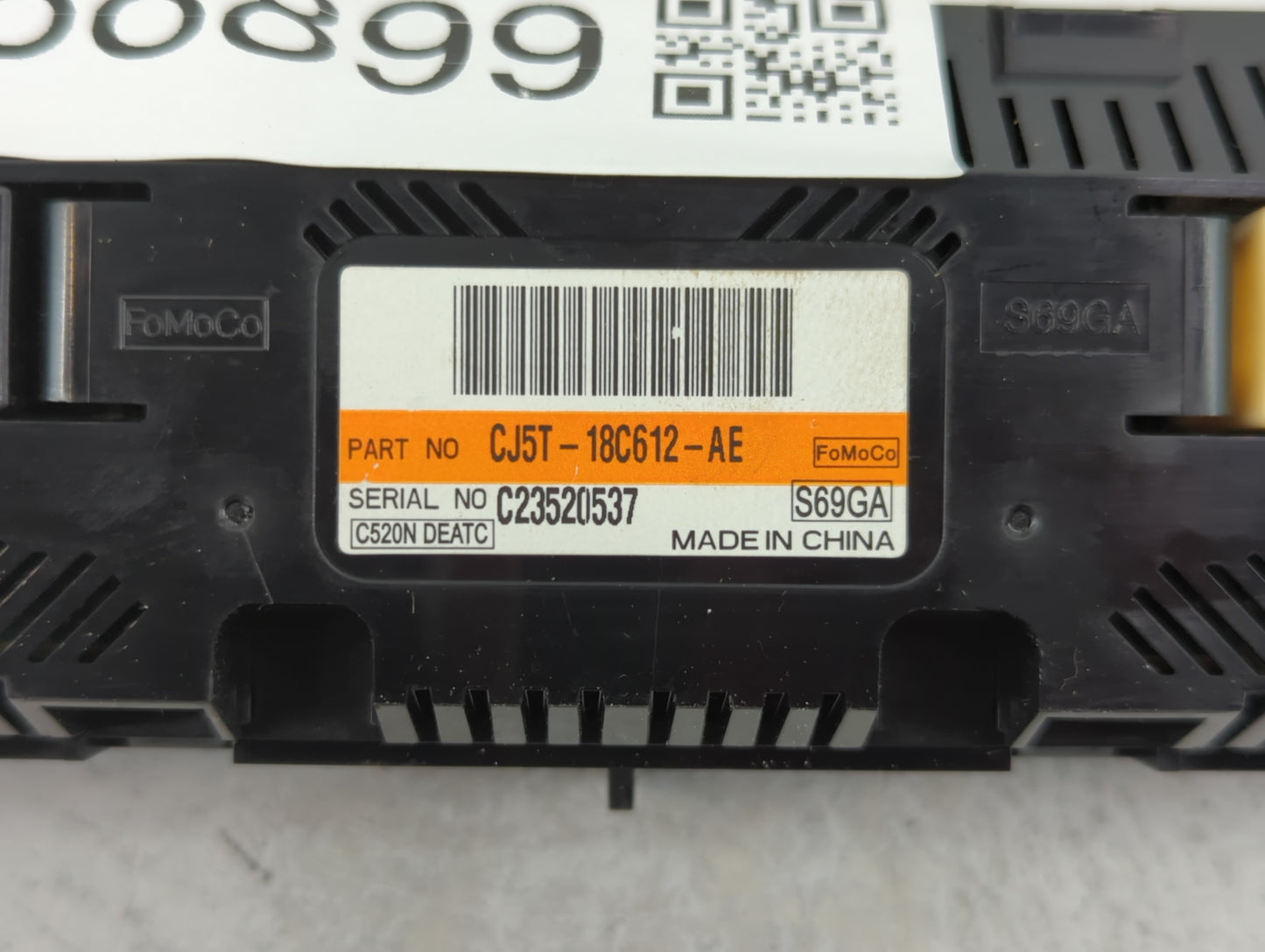 2013 Ford Escape Climate Control Module Temperature AC/Heater Replacement P/N:C23520537 CJ5T-18C612-AE Fits OEM Used Auto Parts - Oemusedautoparts1.com