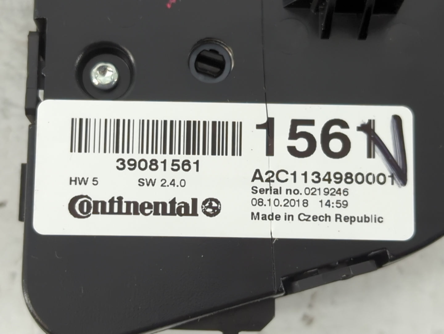 2017-2021 Buick Encore Climate Control Module Temperature AC/Heater Replacement P/N:A2C1134980001 39081561 Fits OEM Used Auto Parts - Oemusedautoparts1.com