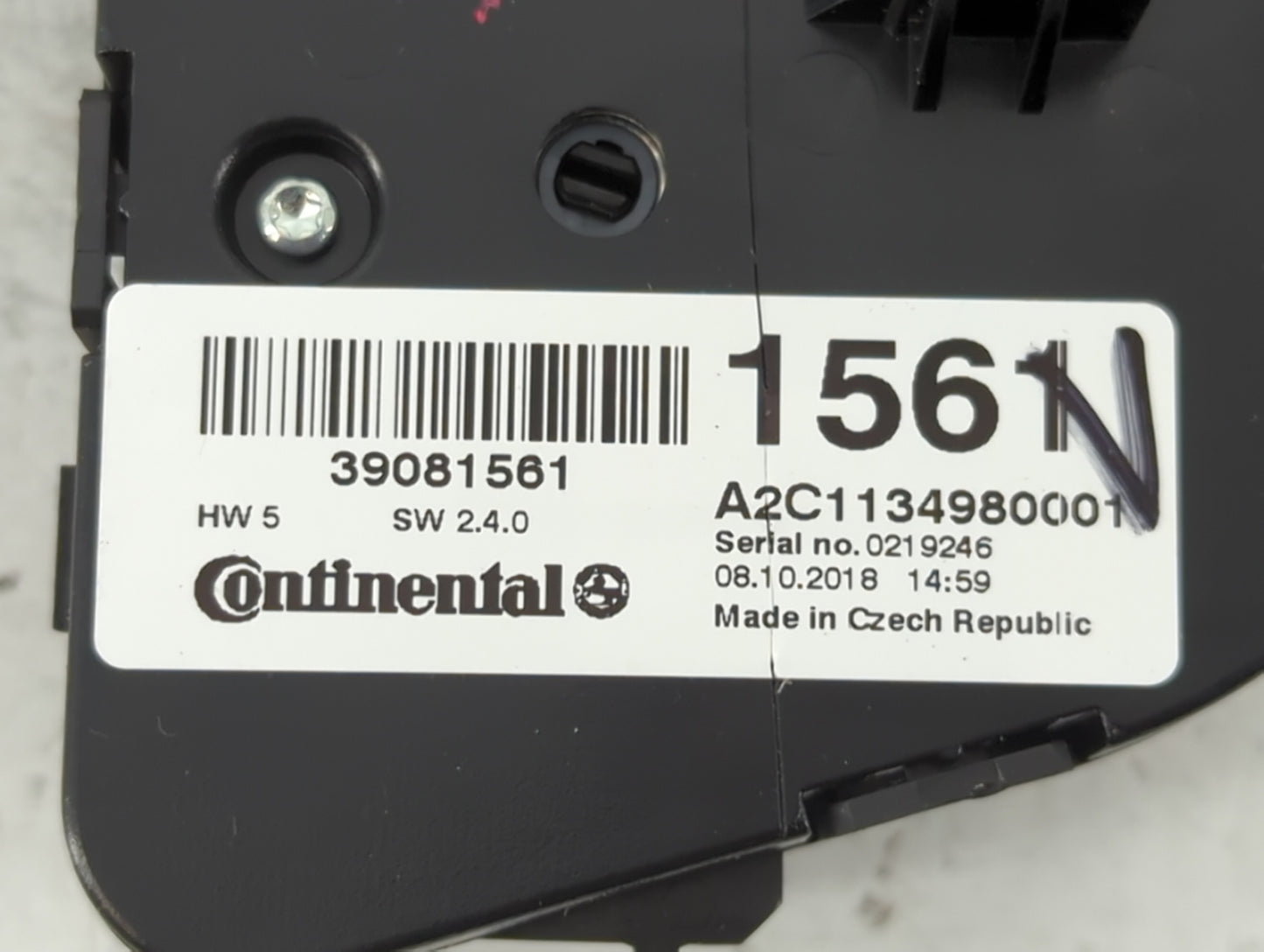 2017-2021 Buick Encore Climate Control Module Temperature AC/Heater Replacement P/N:A2C1134980001 39081561 Fits OEM Used Auto Parts - Oemusedautoparts1.com