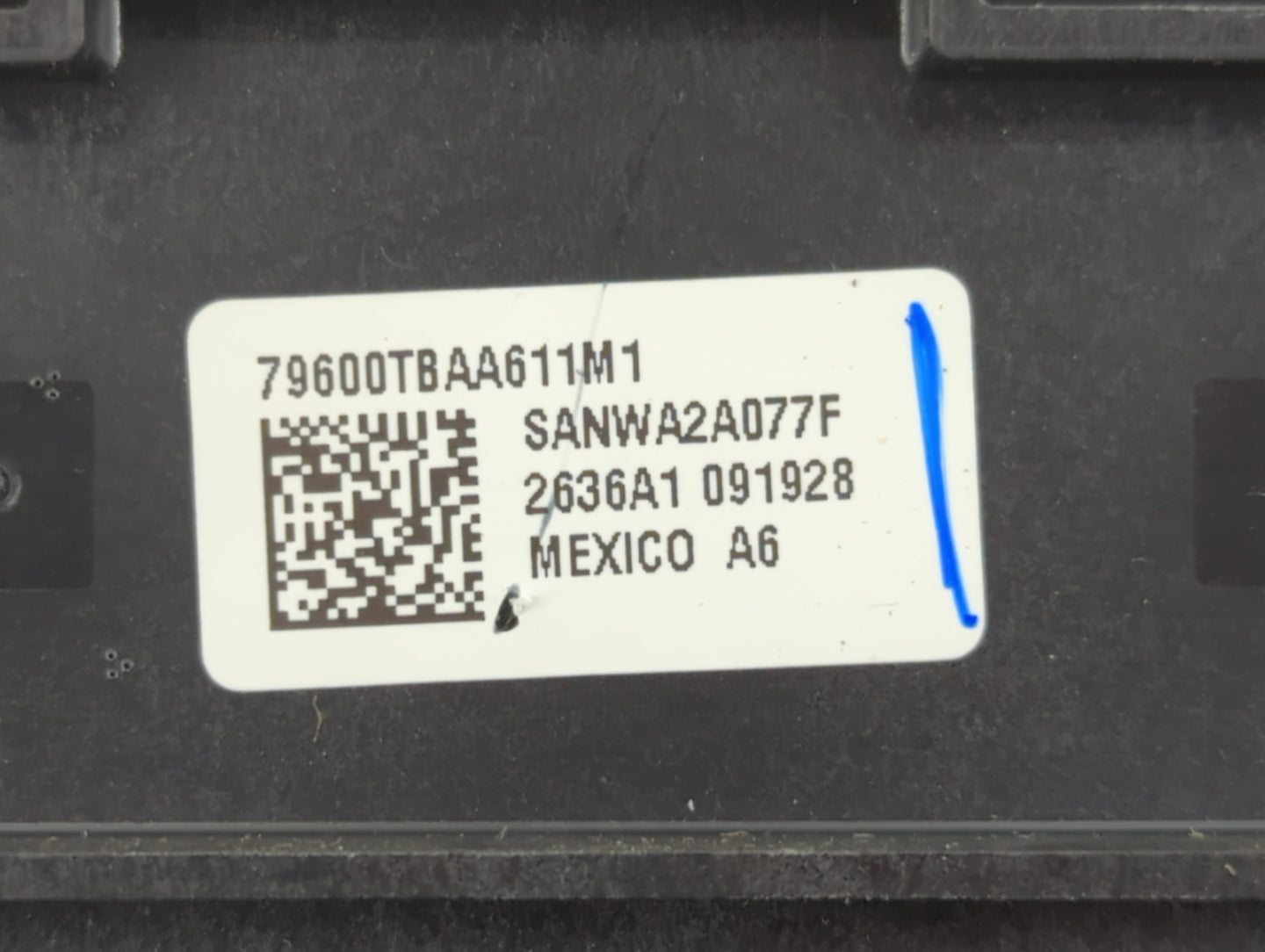 2016-2018 Honda Civic Climate Control Module Temperature AC/Heater Replacement P/N:79600TBAA611M1 Fits Fits 2016 2017 2018 OEM Used Auto Parts - Oemusedautoparts1.com