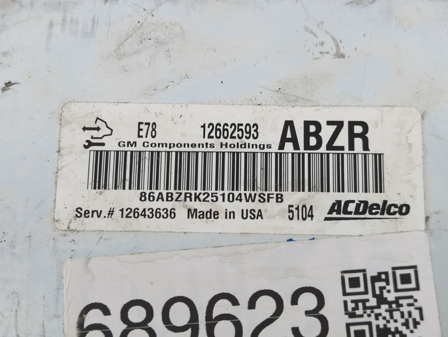 2012-2016 Chevrolet Sonic PCM Engine Control Computer ECU ECM PCU OEM P/N:12643636 12662593 Fits OEM Used Auto Parts - Oemusedautoparts1.com