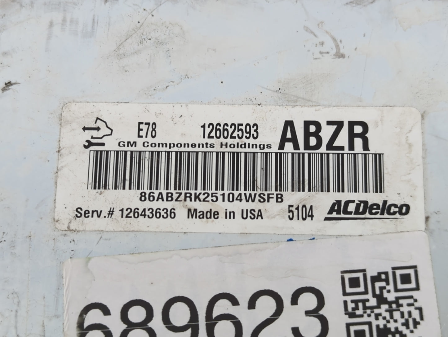 2012-2016 Chevrolet Sonic PCM Engine Control Computer ECU ECM PCU OEM P/N:12643636 12662593 Fits OEM Used Auto Parts - Oemusedautoparts1.com