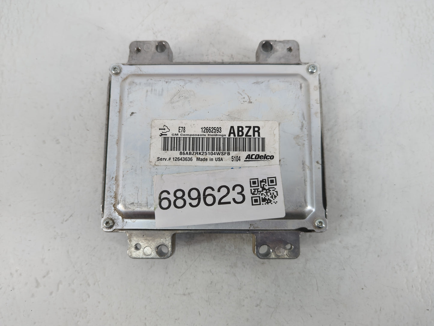 2012-2016 Chevrolet Sonic PCM Engine Control Computer ECU ECM PCU OEM P/N:12643636 12662593 Fits OEM Used Auto Parts - Oemusedautoparts1.com