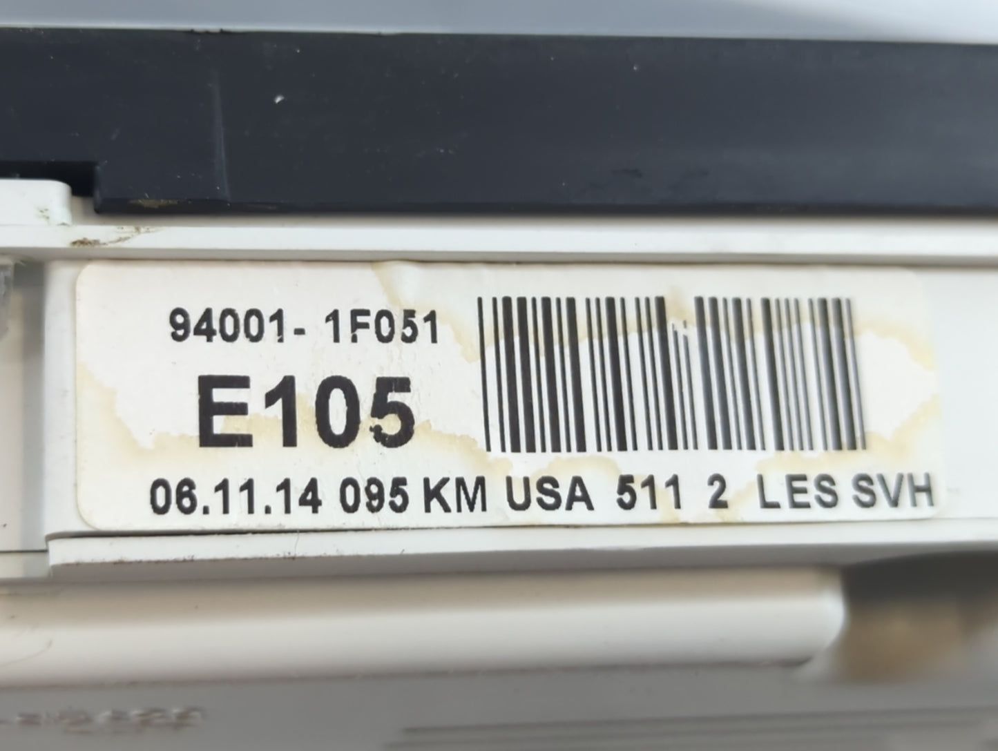 2007 Kia Sportage Instrument Cluster Speedometer Gauges P/N:E105 94001-1F051 Fits OEM Used Auto Parts - Oemusedautoparts1.com
