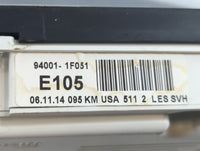 2007 Kia Sportage Instrument Cluster Speedometer Gauges P/N:E105 94001-1F051 Fits OEM Used Auto Parts - Oemusedautoparts1.com