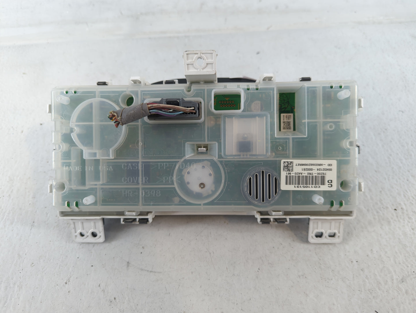 2012-2015 Honda Civic Instrument Cluster Speedometer Gauges P/N:CD1105131 Fits Fits 2012 2013 2014 2015 OEM Used Auto Parts - Oemusedautoparts1.com