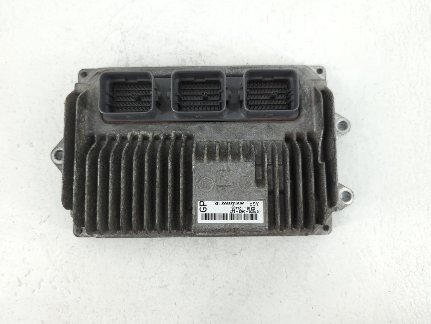 2014 Honda Accord PCM Engine Control Computer ECU ECM PCU OEM P/N:G316-124408 37820-5A3-L21 Fits OEM Used Auto Parts - Oemusedautoparts1.com