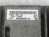 2014 Honda Accord PCM Engine Control Computer ECU ECM PCU OEM P/N:G316-124408 37820-5A3-L21 Fits OEM Used Auto Parts - Oemusedautoparts1.com
