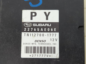 2013-2014 Subaru Legacy PCM Engine Control Computer ECU ECM PCU OEM P/N:22765AE06E 112700-1777 Fits Fits 2013 2014 OEM Used Auto Parts