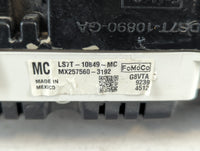 2020 Ford Fusion Instrument Cluster Speedometer Gauges P/N:LS7T-10849-MC Fits OEM Used Auto Parts - Oemusedautoparts1.com