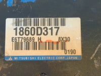 2019 Mitsubishi Outlander PCM Engine Control Computer ECU ECM PCU OEM P/N:E6T79689 H 1860D317 Fits OEM Used Auto Parts - Oemusedautoparts1.com