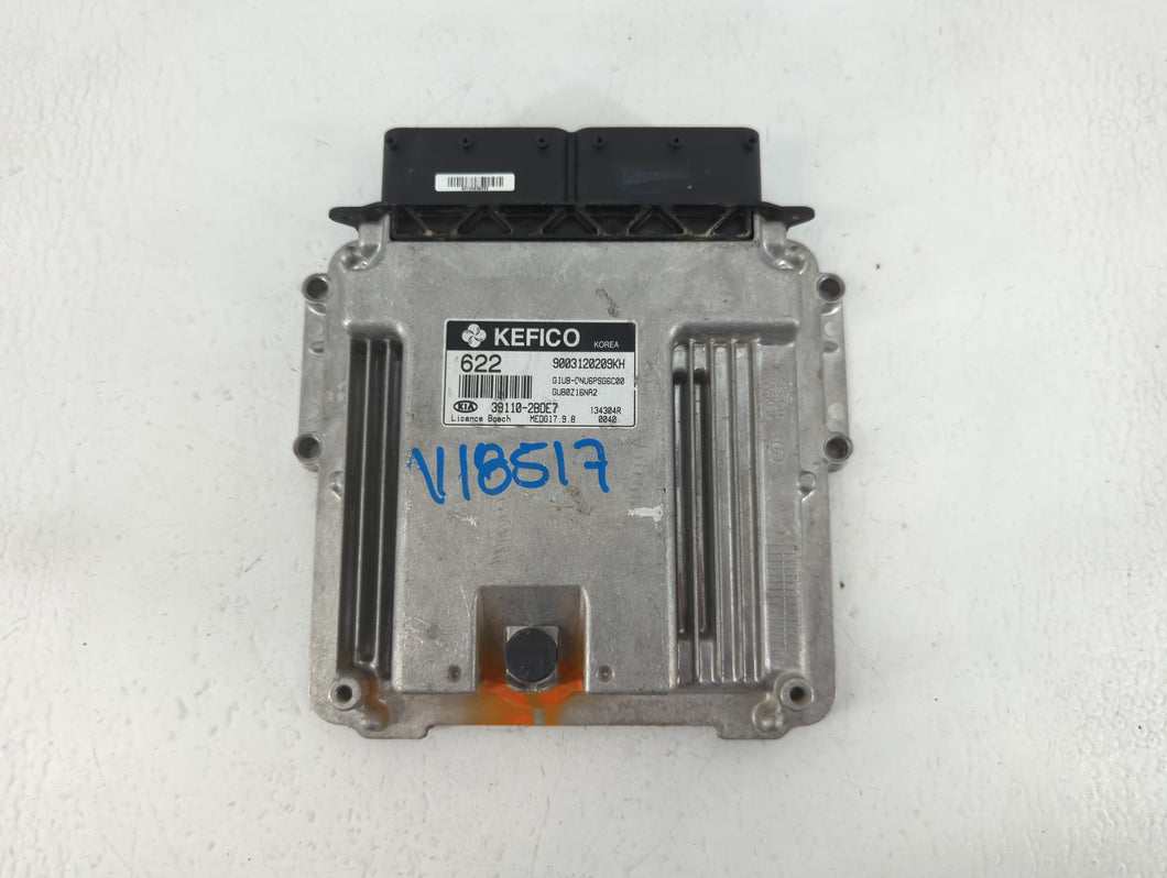 2012-2013 Kia Rio PCM Engine Control Computer ECU ECM PCU OEM P/N:39110-2BDE7 Fits Fits 2012 2013 OEM Used Auto Parts