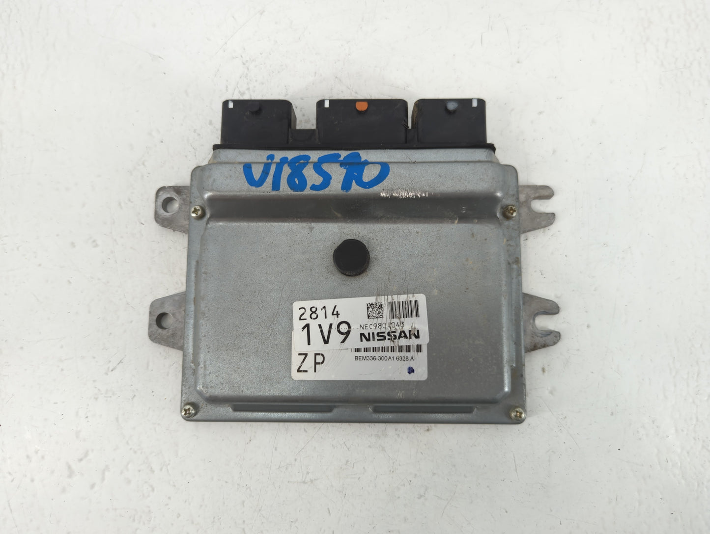 2014-2017 Nissan Versa PCM Engine Control Computer ECU ECM PCU OEM P/N:28141V9ZP Fits Fits 2014 2015 2016 2017 OEM Used Auto Parts - Oemusedautoparts1.com