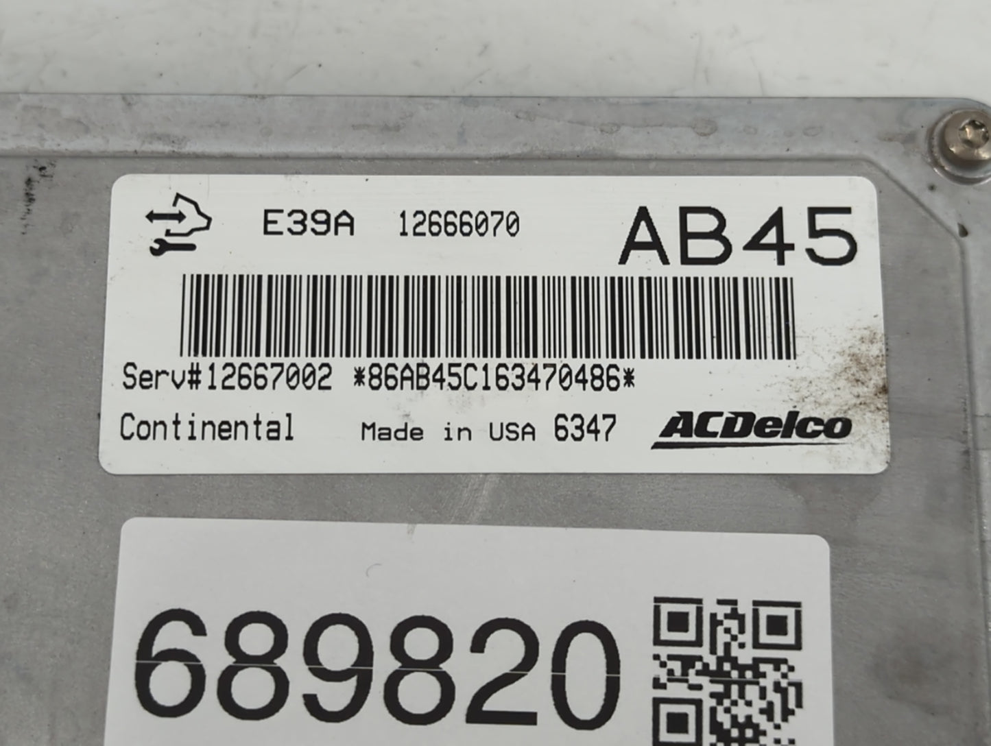 2017-2019 Cadillac Xts PCM Engine Control Computer ECU ECM PCU OEM P/N:12667002 12666070 Fits Fits 2017 2018 2019 2020 OEM Used Auto Parts - Oemusedautoparts1.com