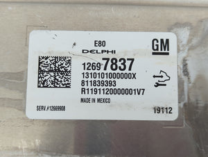 2018-2020 Chevrolet Equinox PCM Engine Control Computer ECU ECM PCU OEM P/N:12697837 Fits Fits 2017 2018 2019 2020 2021 2022 OEM Used Auto Parts