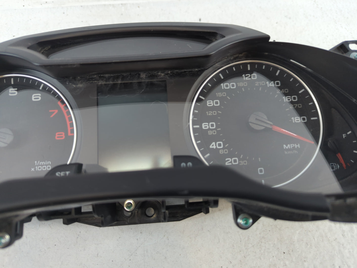 2010-2012 Audi A4 Instrument Cluster Speedometer Gauges P/N:8K0 920 950 H Fits Fits 2010 2011 2012 OEM Used Auto Parts - Oemusedautoparts1.com