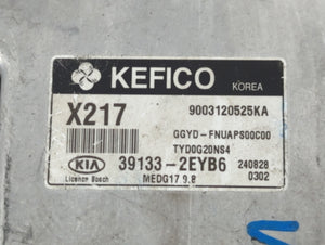 2015 Kia Forte PCM Engine Control Computer ECU ECM PCU OEM P/N:39133-2EYB6 Fits OEM Used Auto Parts