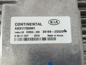 2019-2020 Kia Optima PCM Engine Control Computer ECU ECM PCU OEM P/N:39199-2G028 Fits Fits 2019 2020 OEM Used Auto Parts