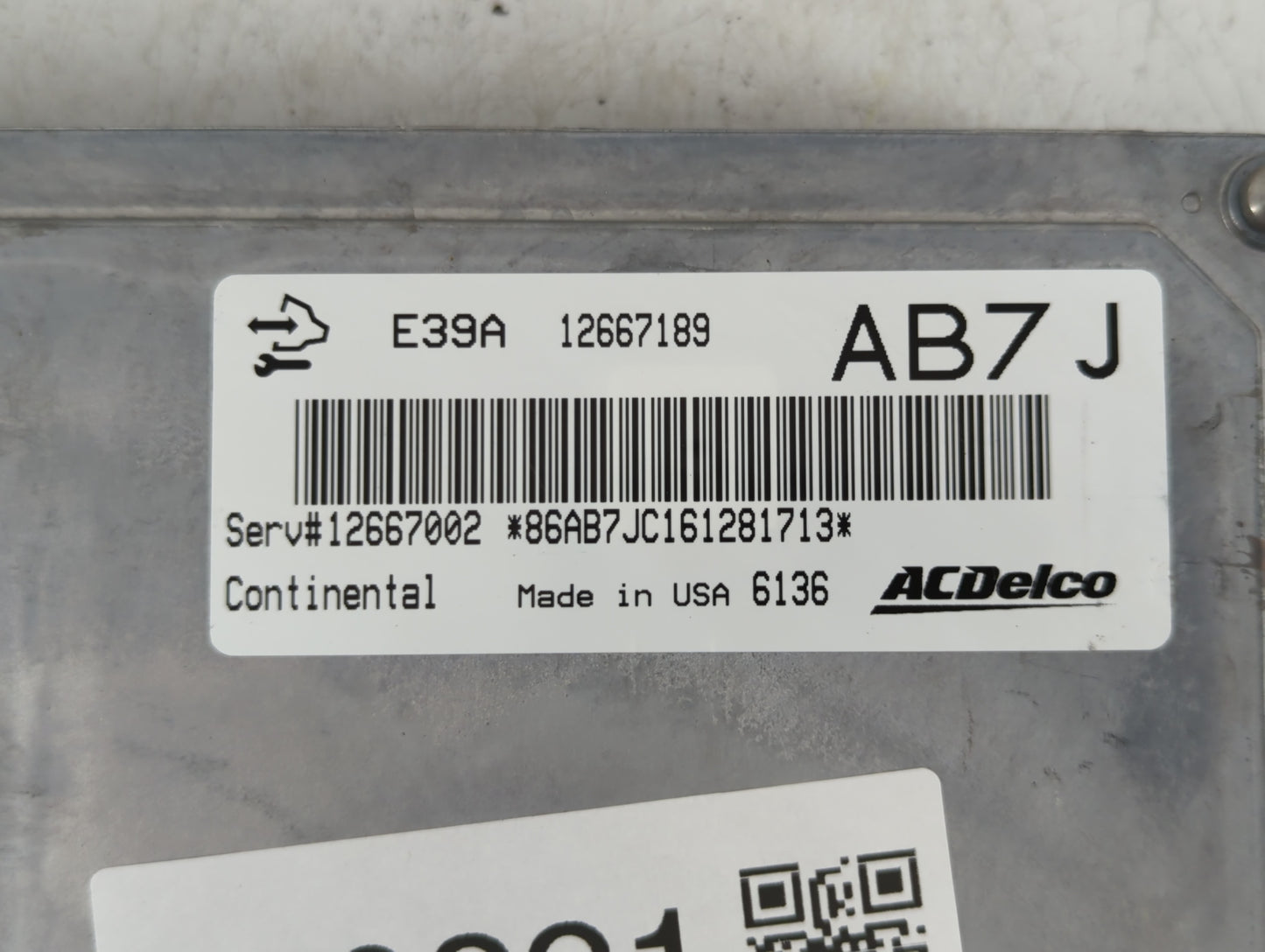 2017 Gmc Terrain PCM Engine Control Computer ECU ECM PCU OEM P/N:E39A 12667189 Fits Fits 2018 2019 2020 OEM Used Auto Parts - Oemusedautoparts1.com