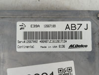 2017 Gmc Terrain PCM Engine Control Computer ECU ECM PCU OEM P/N:E39A 12667189 Fits Fits 2018 2019 2020 OEM Used Auto Parts - Oemusedautoparts1.com