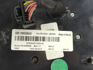 2010-2011 Chevrolet Equinox Radio Control Panel