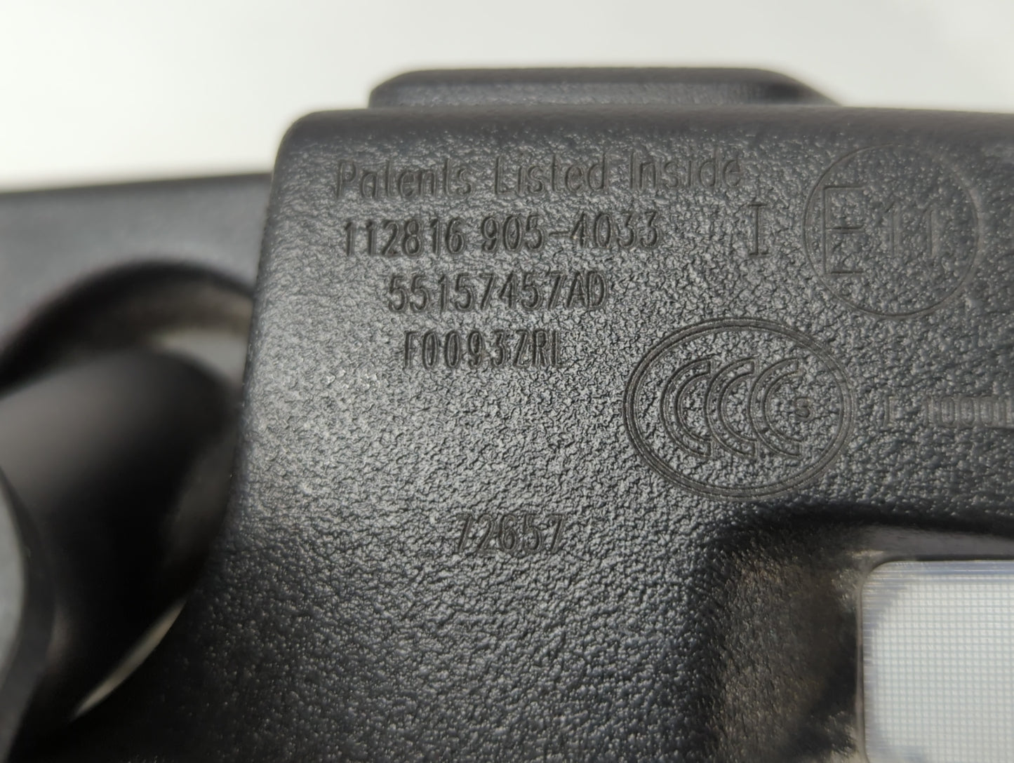 2017 Jeep Compass Interior Rear View Mirror Replacement OEM P/N:55157457AD 112816 905-4033 Fits OEM Used Auto Parts - Oemusedautoparts1.com