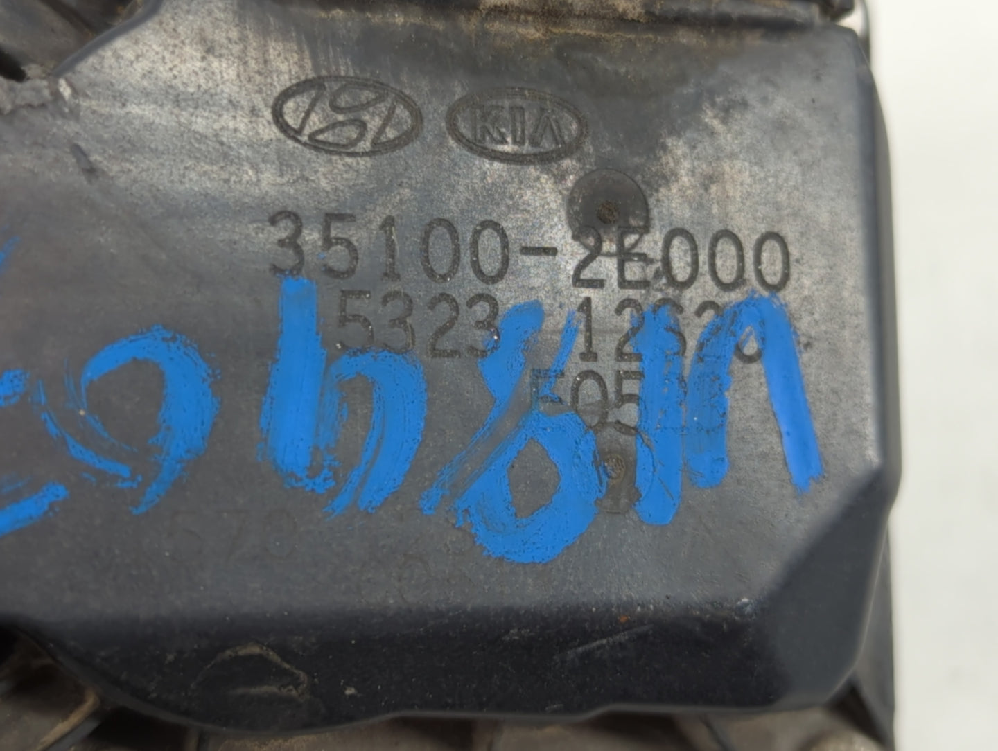 2011-2020 Hyundai Elantra Throttle Body P/N:35100-2E000 Fits Fits 2011 2012 2013 2014 2015 2016 2017 2018 2019 2020 2021 OEM Used Auto Parts - Oemusedautoparts1.com