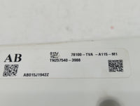 2018-2020 Honda Accord Instrument Cluster Speedometer Gauges P/N:78100-TVA-A115-M1 Fits Fits 2018 2019 2020 OEM Used Auto Parts - Oemusedautoparts1.com