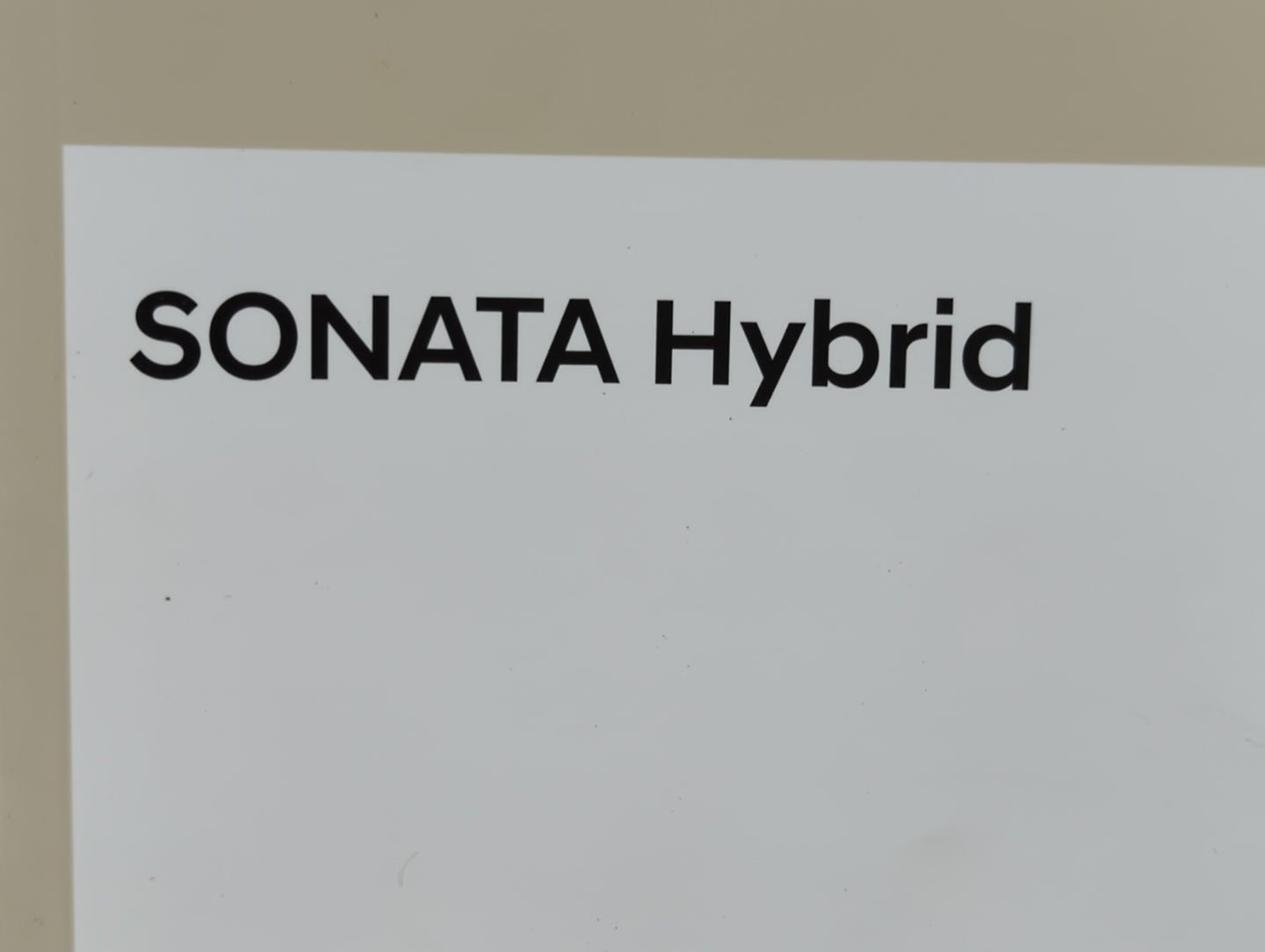 2021 Hyundai Sonata Owners Manual Book Guide OEM Used Auto Parts - Oemusedautoparts1.com