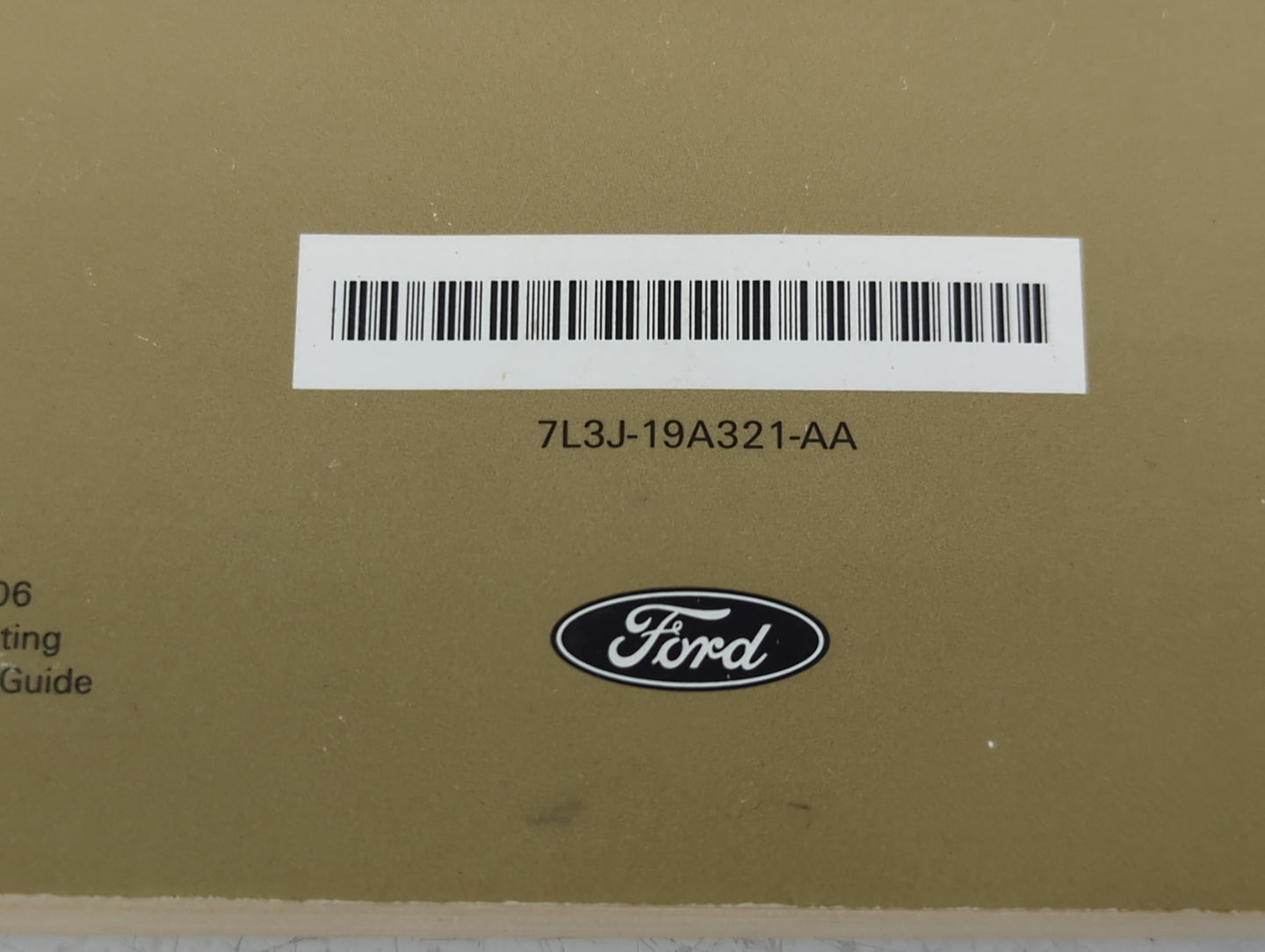 2007 Ford F-150 Owners Manual Book Guide P/N:7L3J-19A321-AA OEM Used Auto Parts - Oemusedautoparts1.com