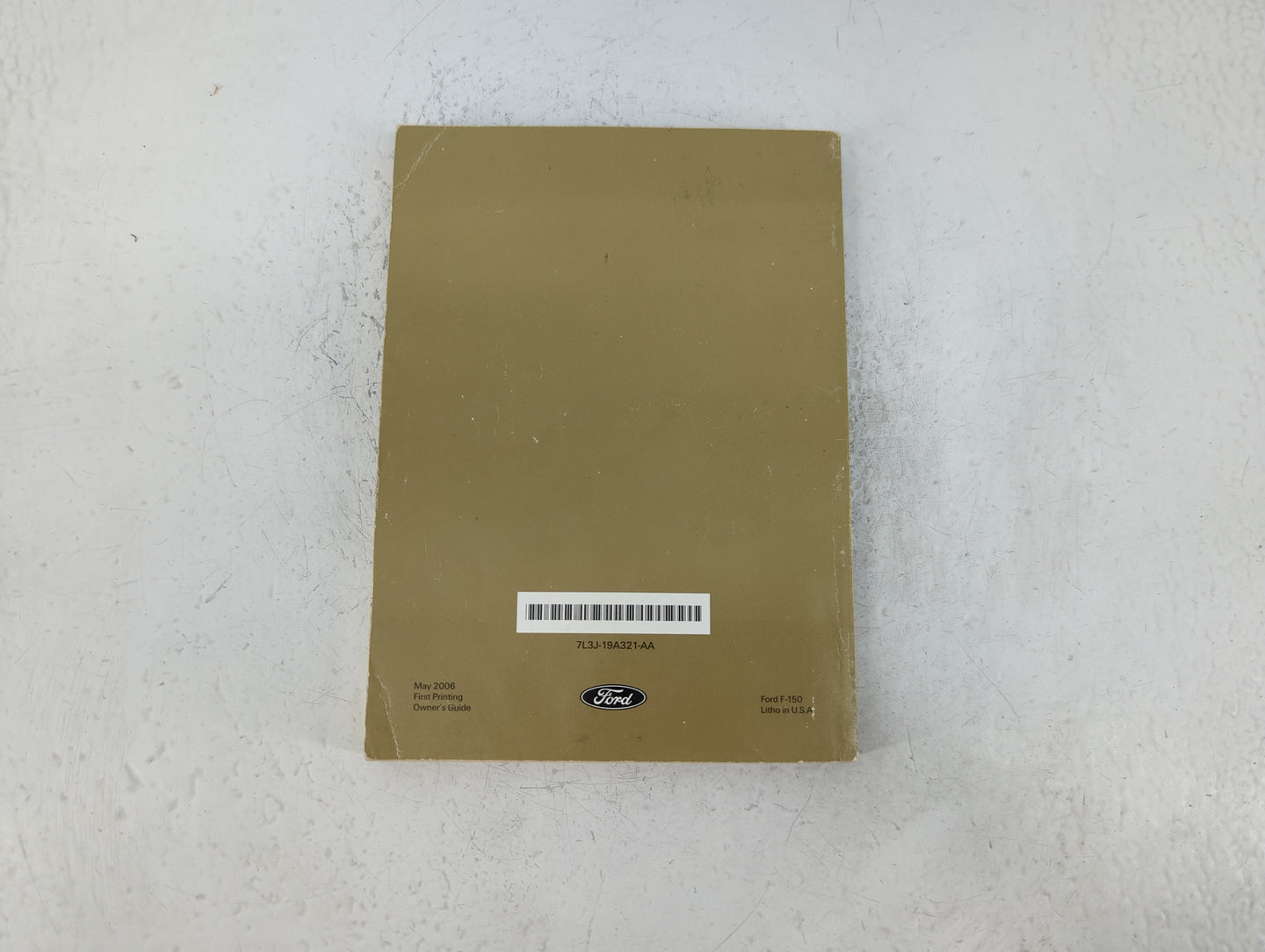 2007 Ford F-150 Owners Manual Book Guide P/N:7L3J-19A321-AA OEM Used Auto Parts - Oemusedautoparts1.com