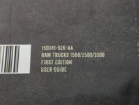 2015 Dodge Ram 1500 Owners Manual Book Guide P/N:150241-926-AA OEM Used Auto Parts - Oemusedautoparts1.com