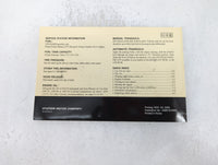 2004 Hyundai Sonata Owners Manual Book Guide P/N:A380-EU3NN OEM Used Auto Parts - Oemusedautoparts1.com