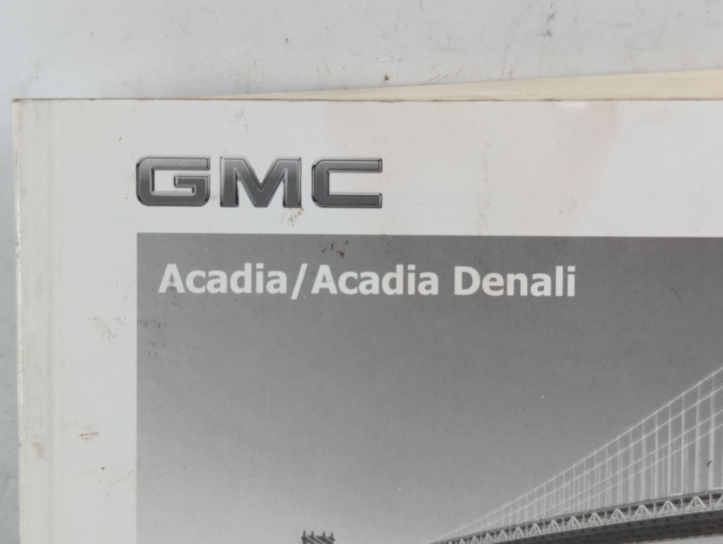 2013 Gmc Acadia Owners Manual Book Guide P/N:22744237 B OEM Used Auto Parts - Oemusedautoparts1.com
