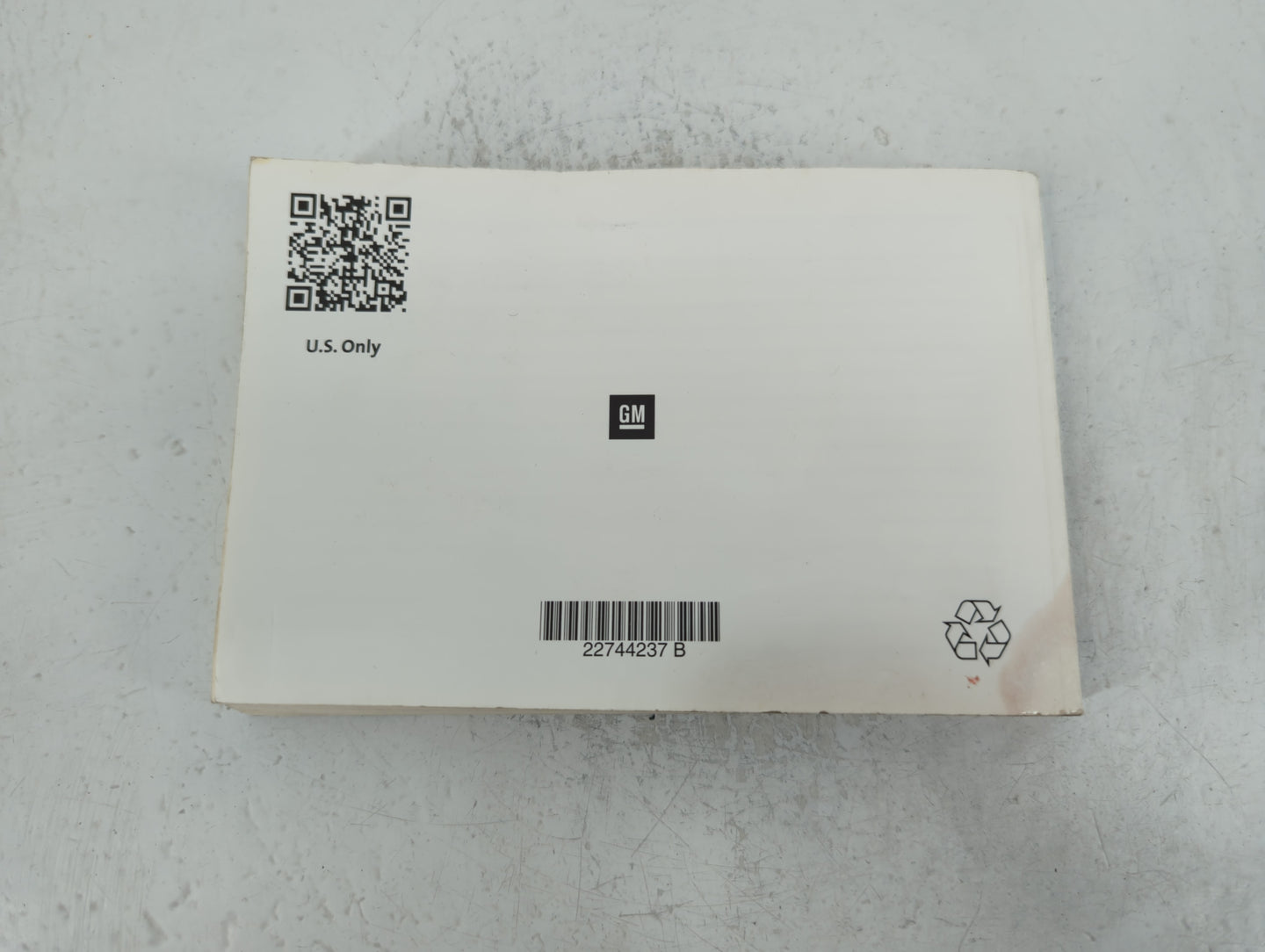 2013 Gmc Acadia Owners Manual Book Guide P/N:22744237 B OEM Used Auto Parts - Oemusedautoparts1.com