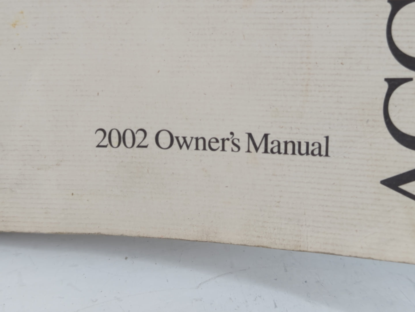 2002 Honda Accord Owners Manual Book Guide P/N:31S84640 OEM Used Auto Parts - Oemusedautoparts1.com